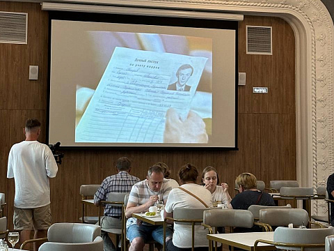 Санаторий «Шахтёр» г. Ессентуки. Кинопоказы в ресторане